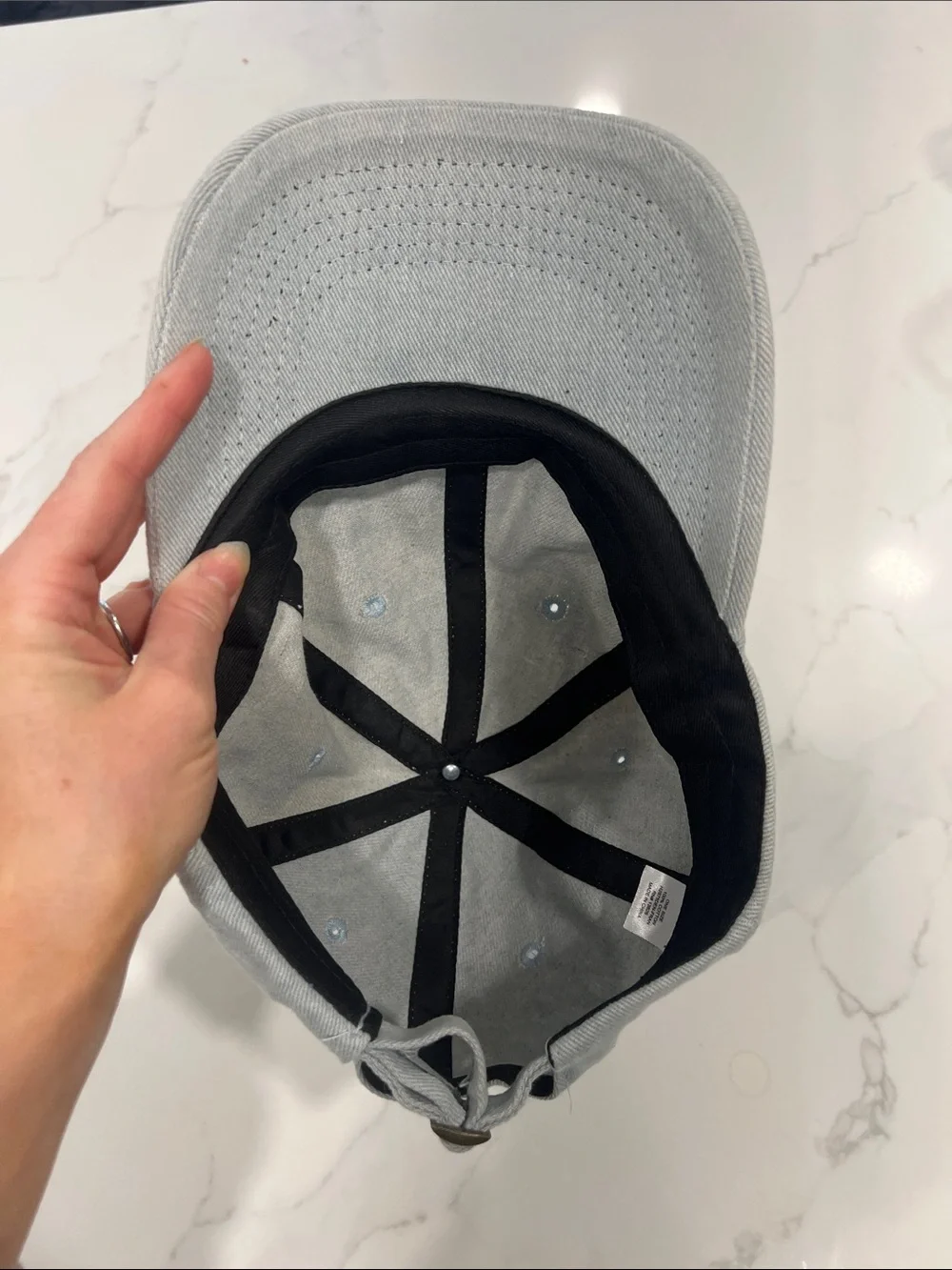 BRIDE Studded Baseball Cap - Light Blue